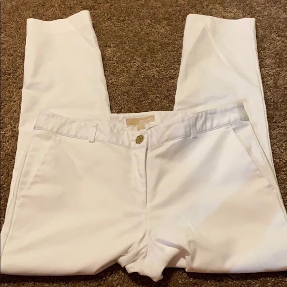 Michael Kors white ankle pants - Picture 2 of 6